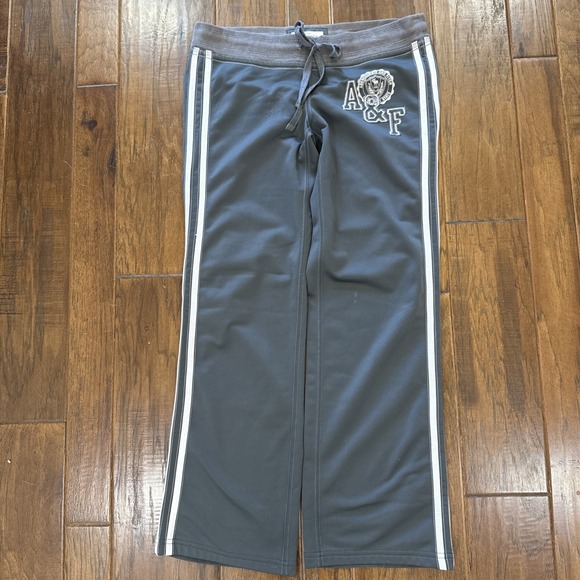 Abercrombie & Fitch Pants - Vintage Y2K Abercrombie Fitch A&F Low Rise Track Pants Women S Embroider Logo